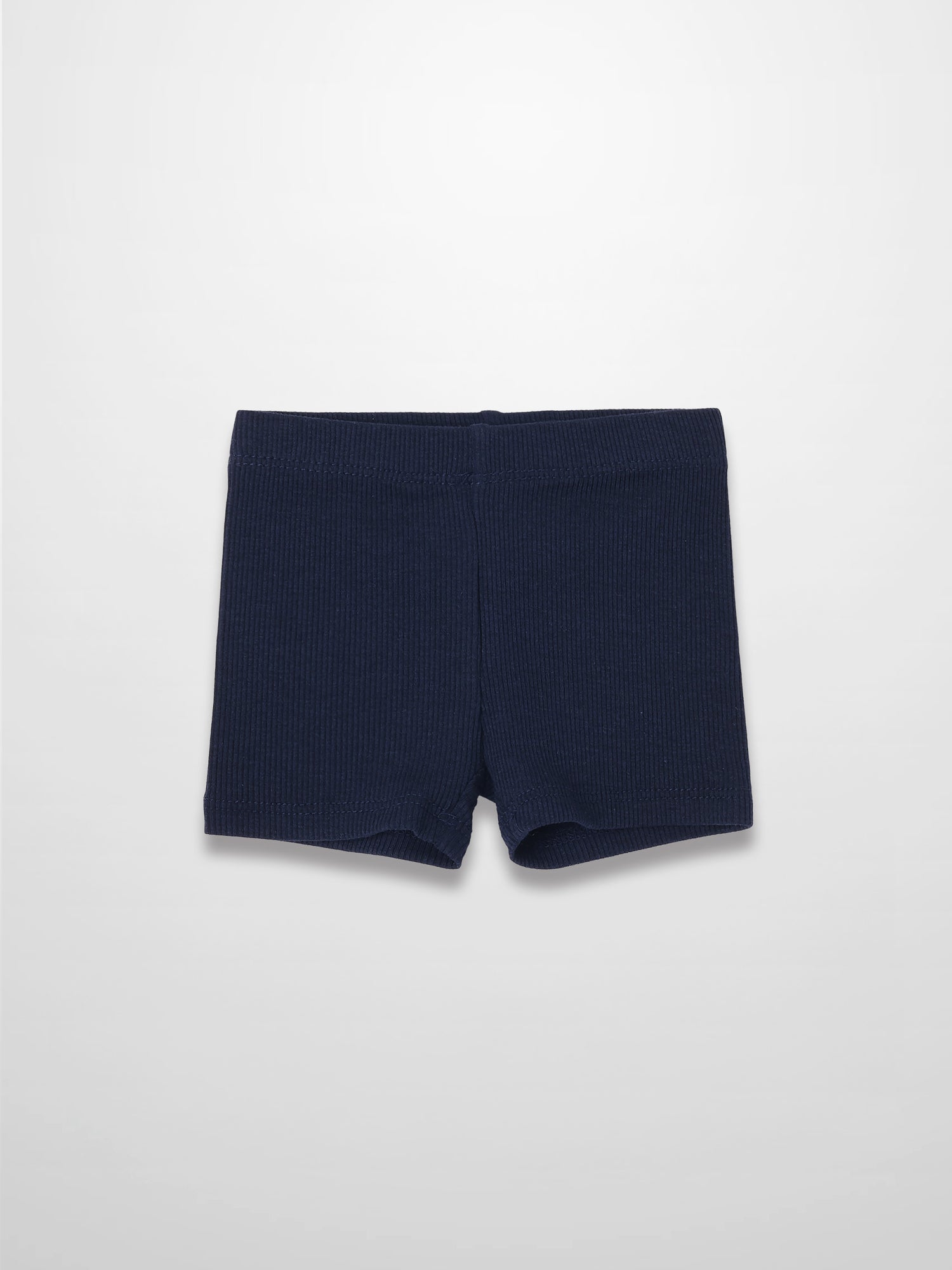 Biker Shorts Thin Ribbed- Navy
