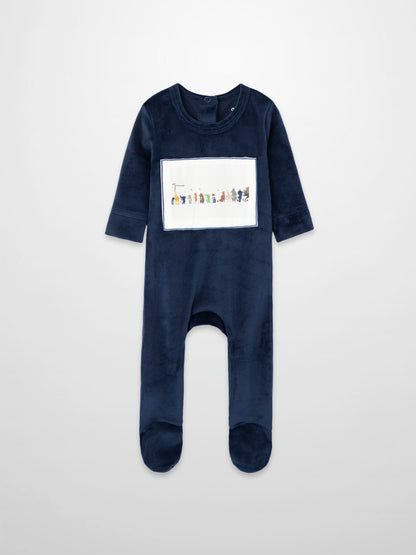 Animal Band Stretchy - Navy