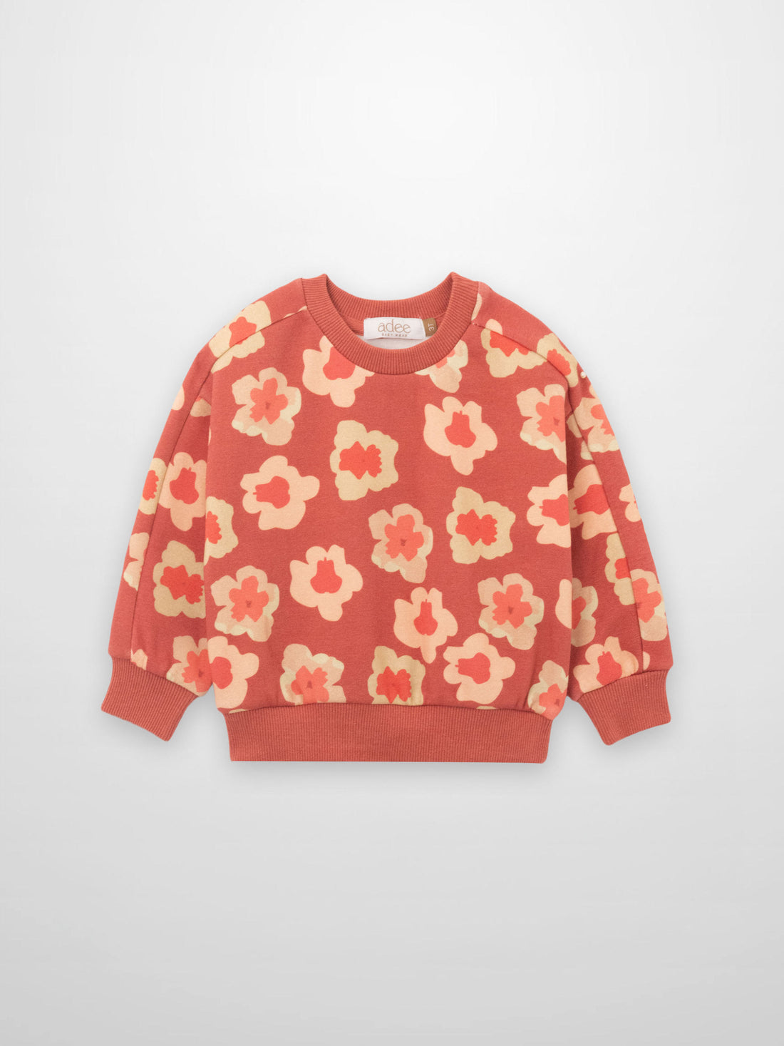 Red Flower Sweatshirt
