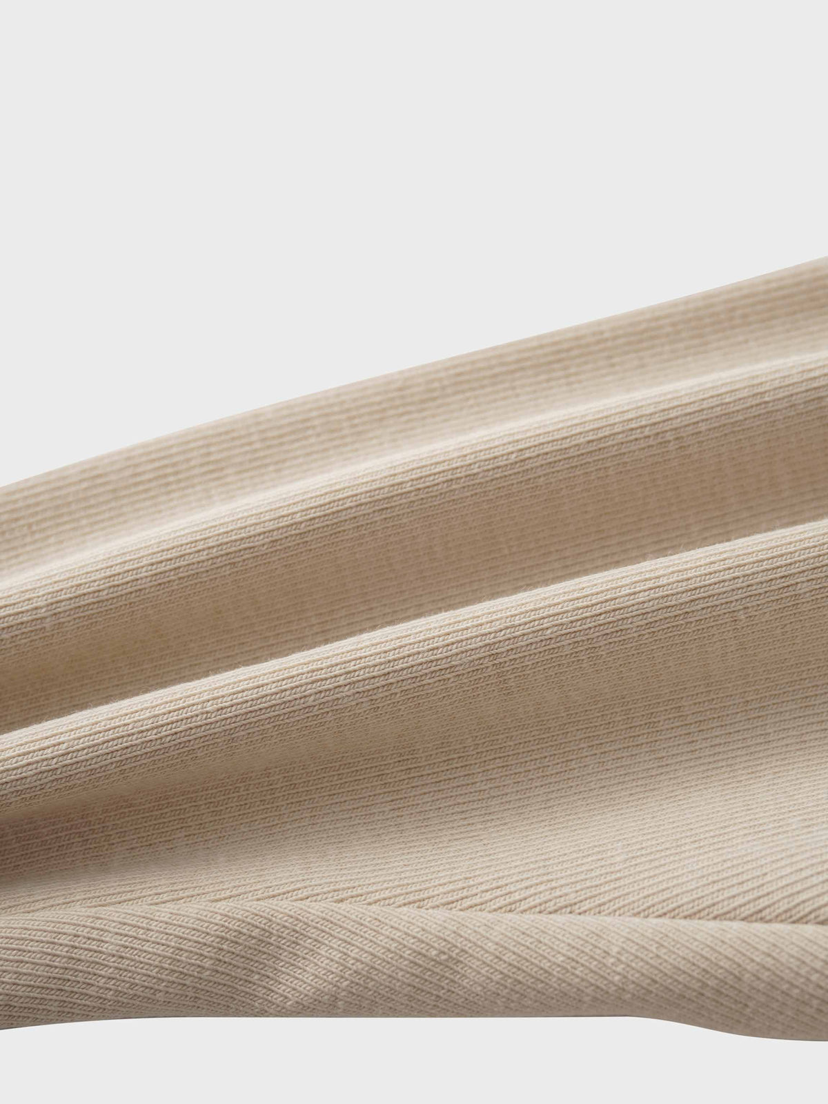 Non Ribbed Leggings - Taupe, soft knit fabric, unisex basics