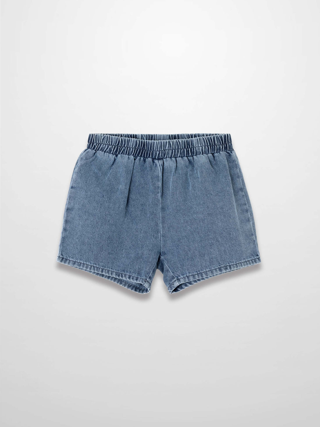 Blue Denim Boxy Shorts