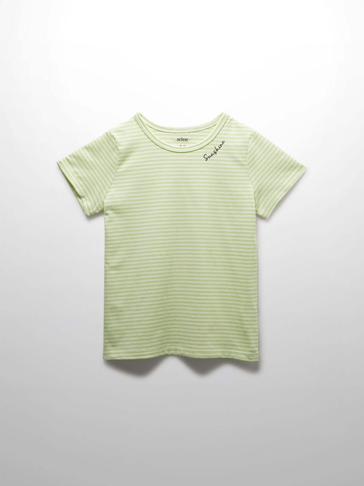 Yellow striped girls shirts summer