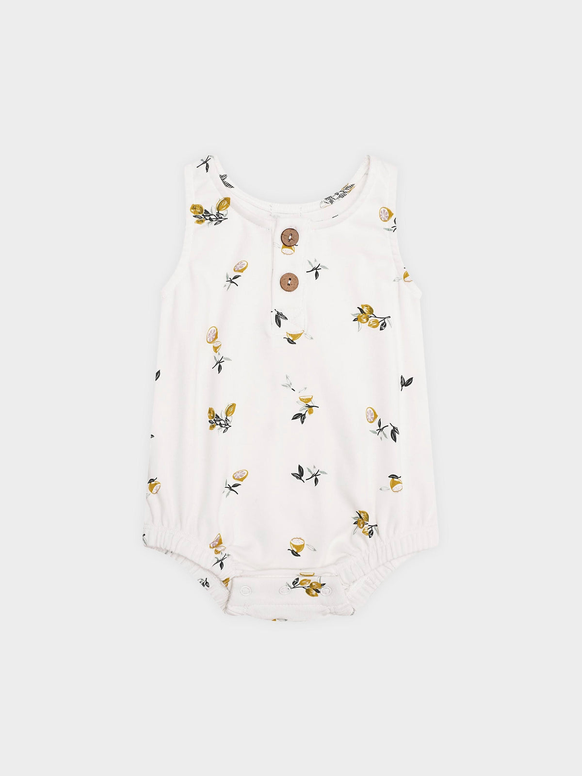 Baby boy lemon romper outfit