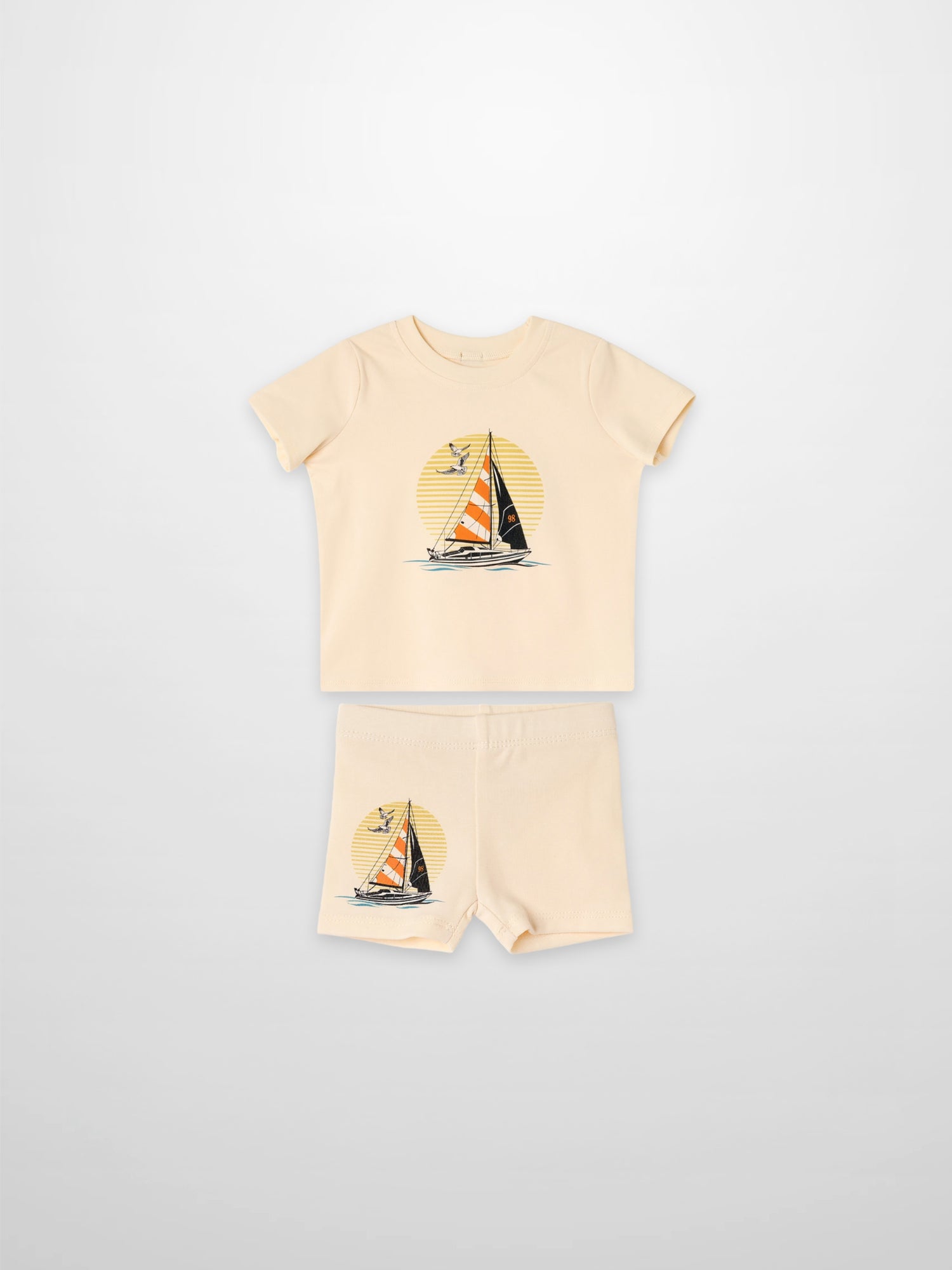 Golden Sail Shorts Set
