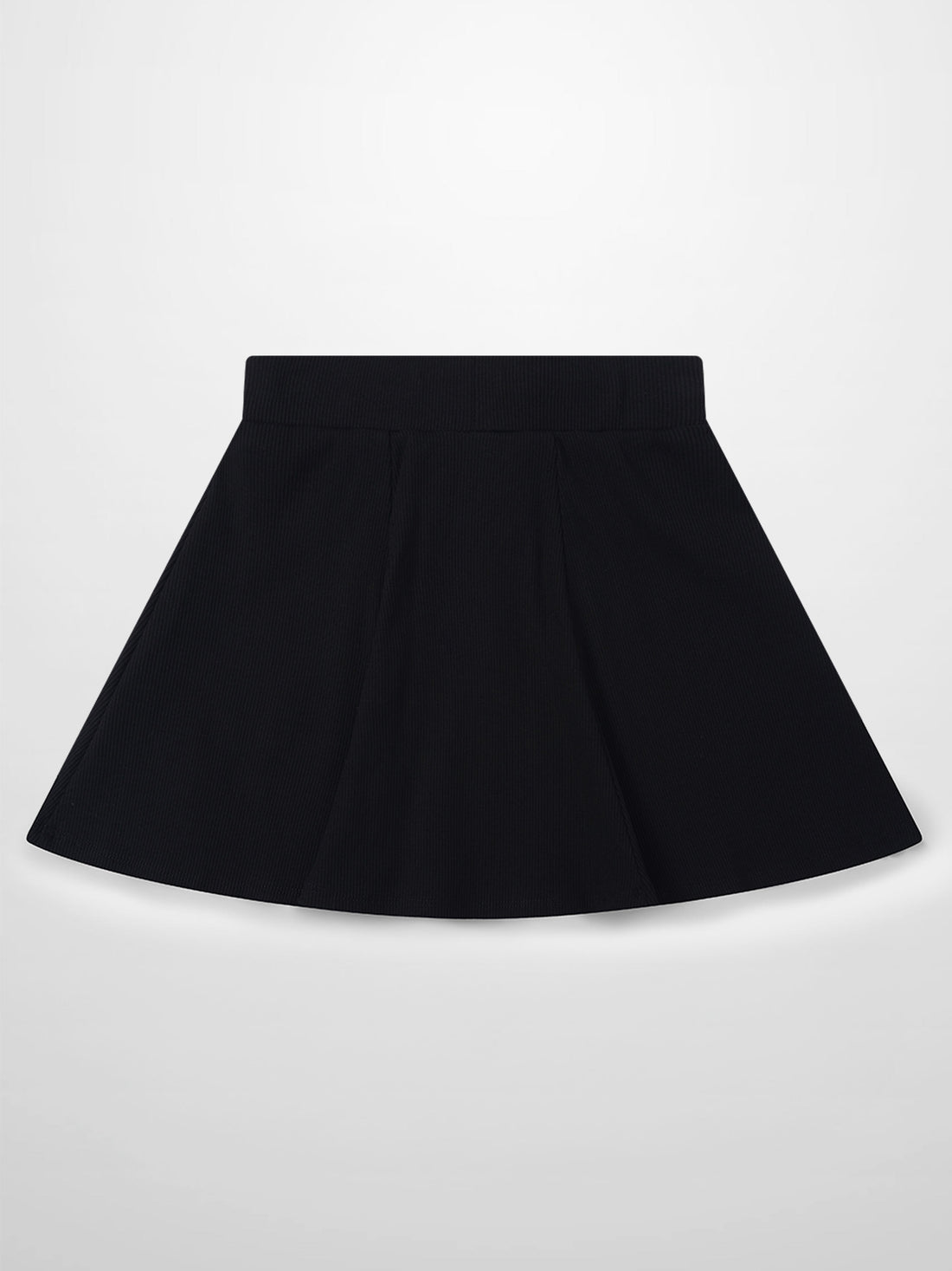Embossed Logo Skirt - Black