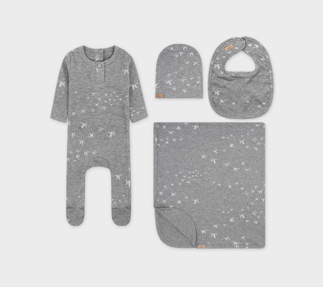 Flying Sparrows- Layette Set