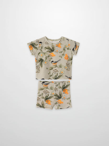 Garden Finch Shorts Set
