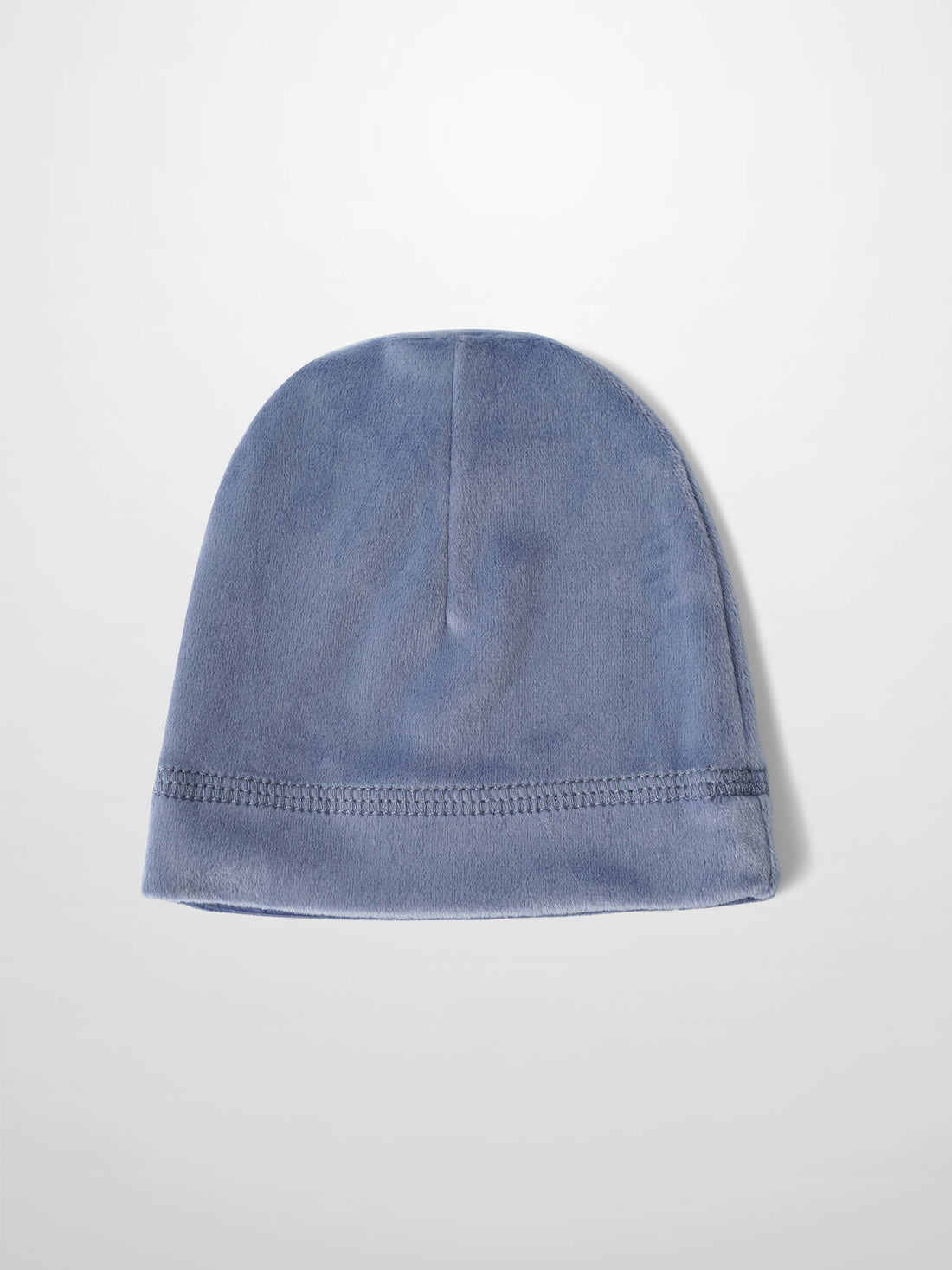 Velour Beanie - Slate Blue