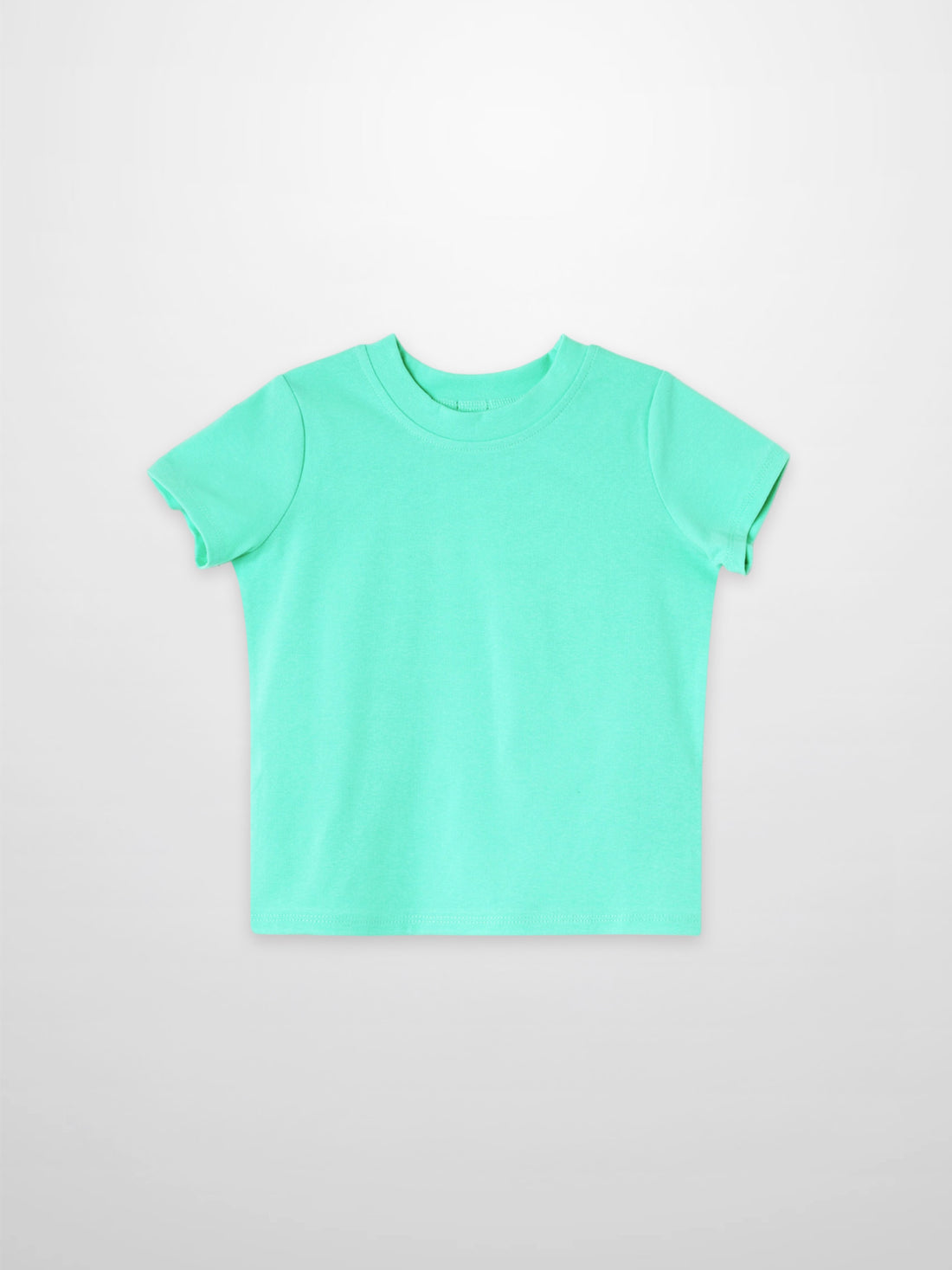 Thin Ribbed T-Shirt - Mint Green