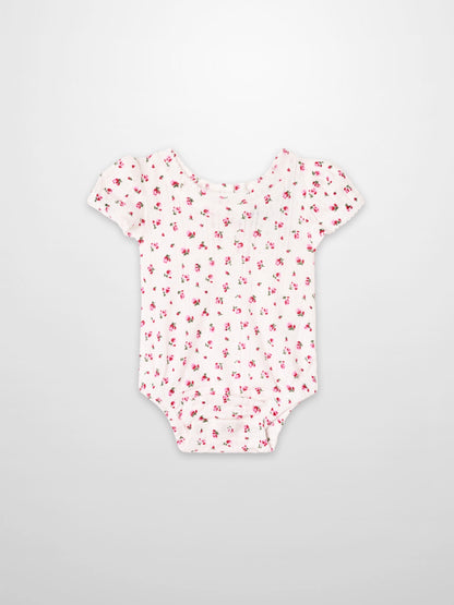 Pointelle Floral Romper, Adee girls&