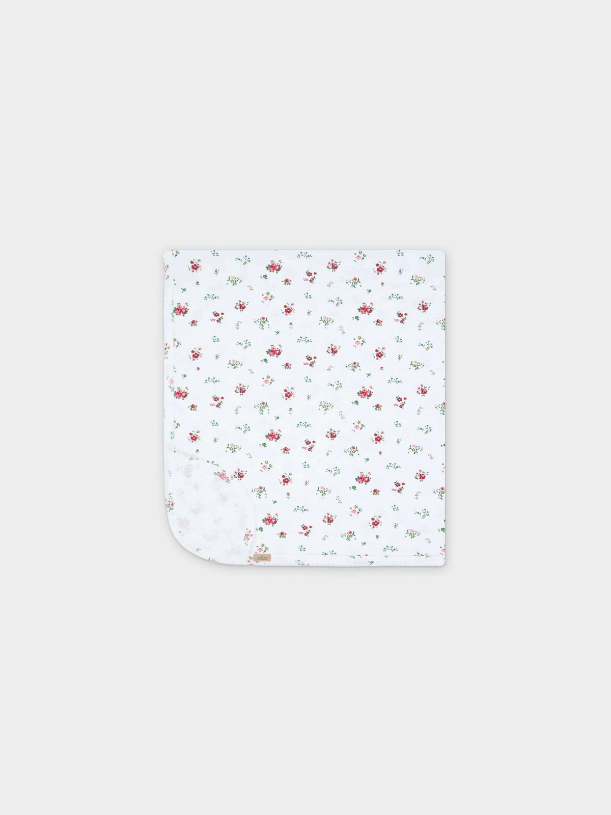 Freesia blanket with floral design
