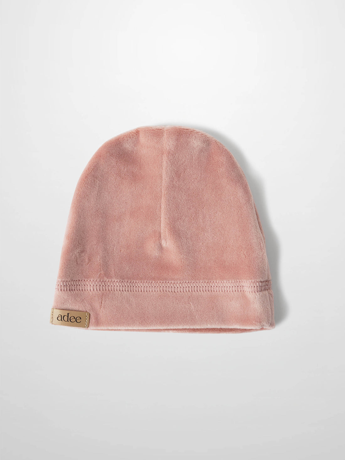Velour Beanie - Pink