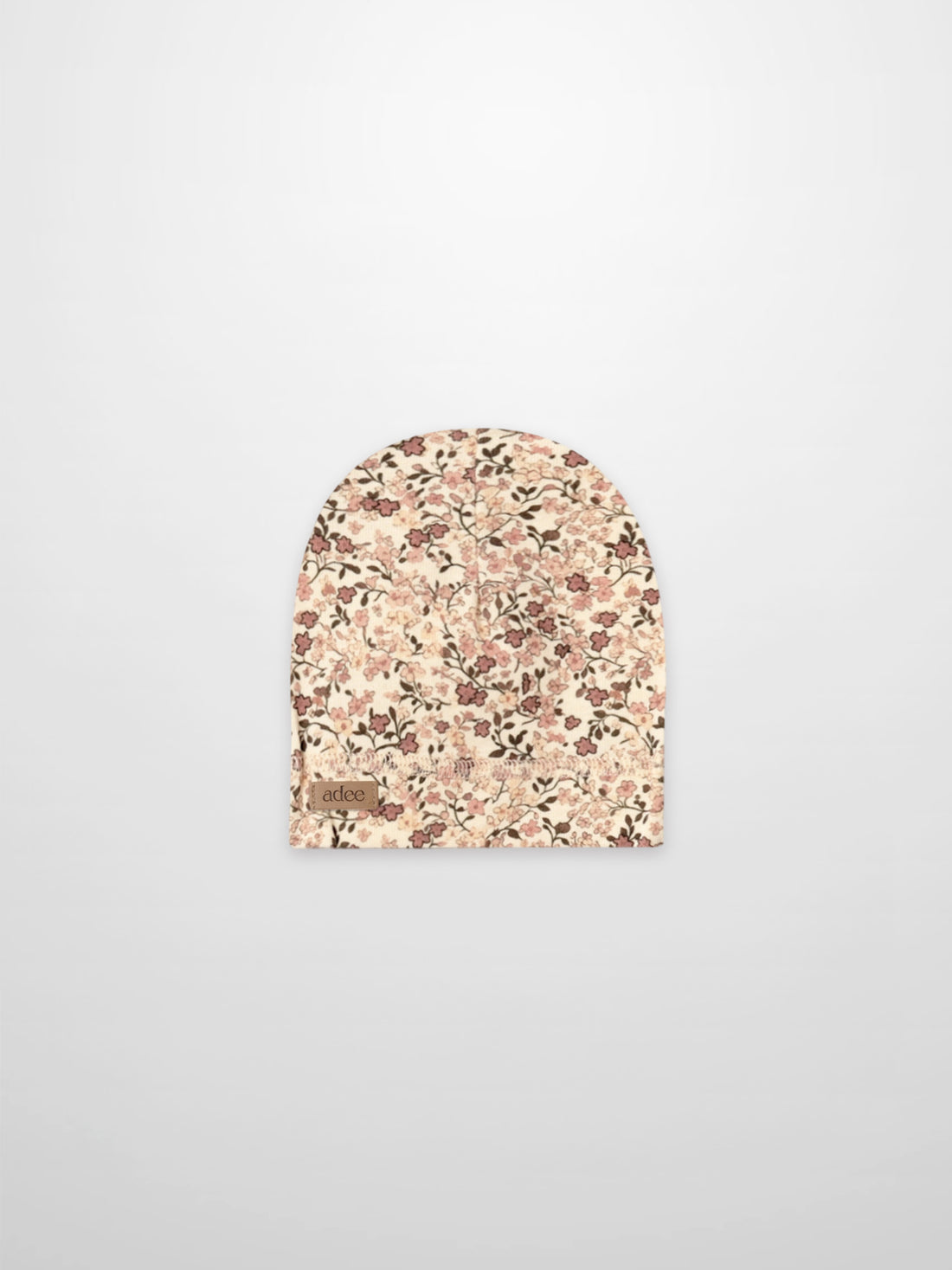 Adee Girls Purple Flower Hat with all-over floral print