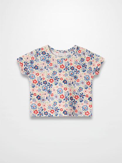 Garden Flower Short Sleeve Shirt
