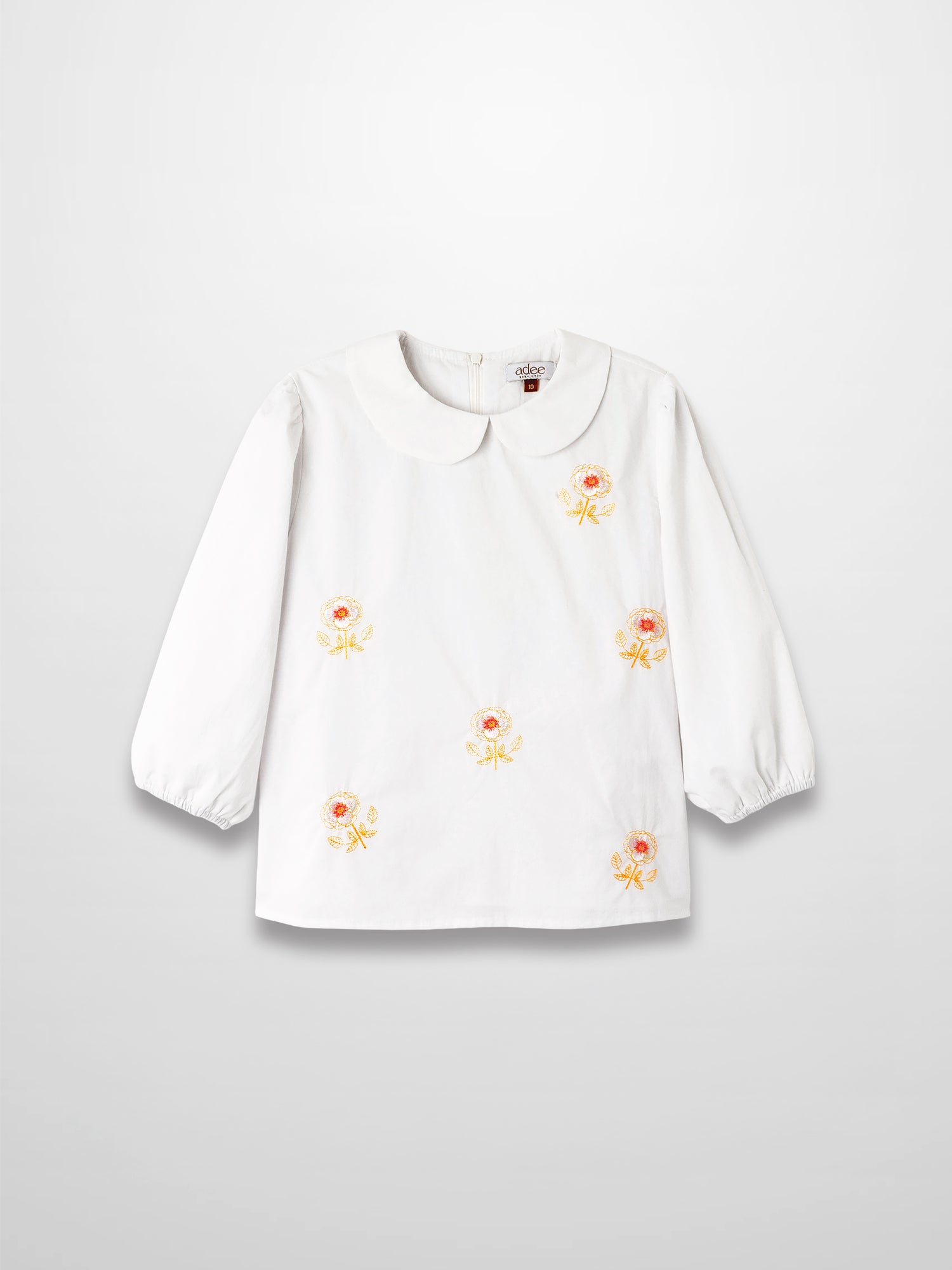 Embroidered Flower Shirt