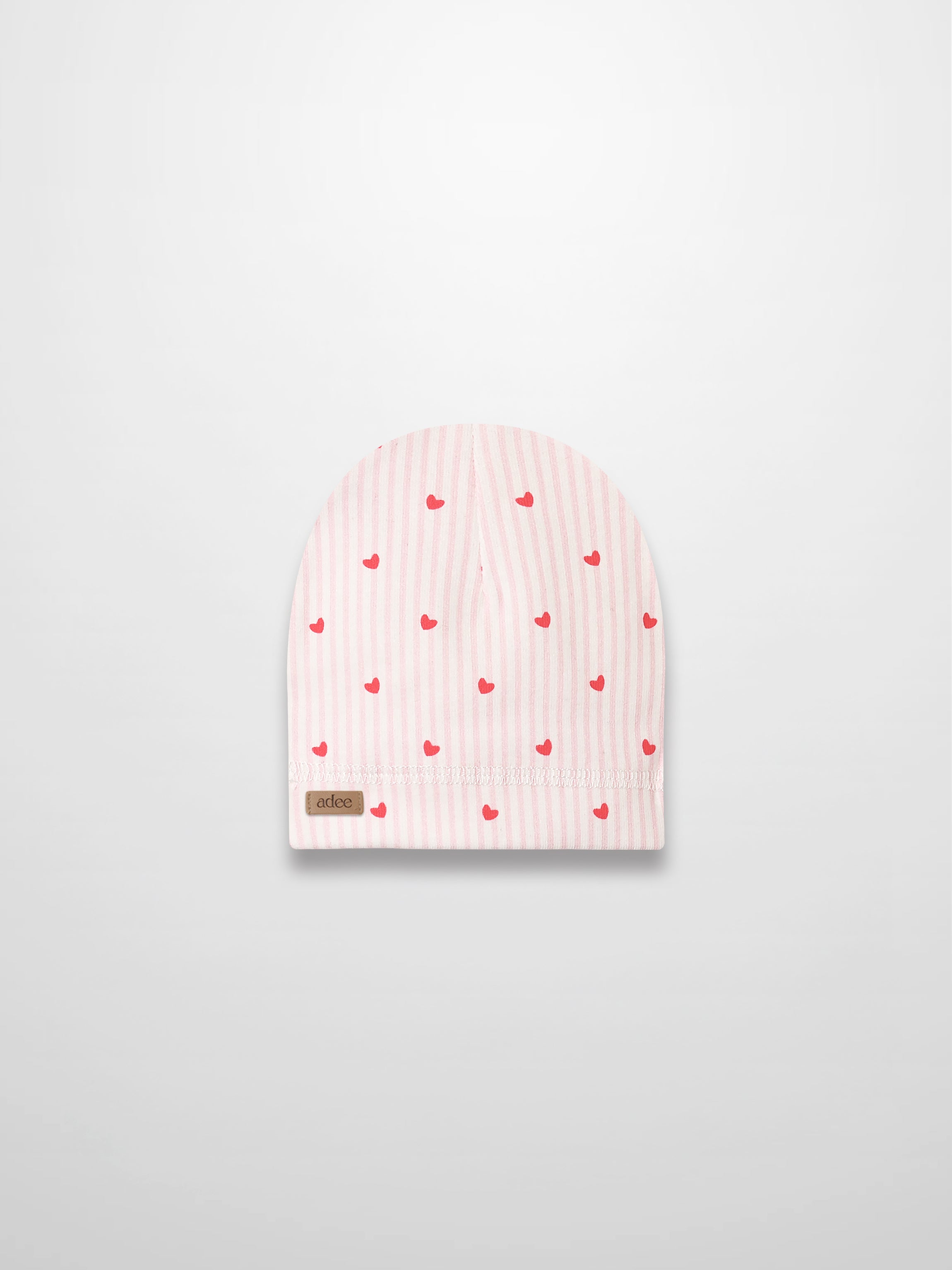 Pink Heart Hat