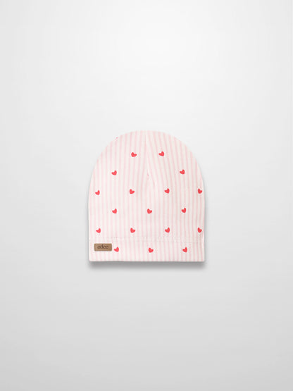 Pink Heart Hat