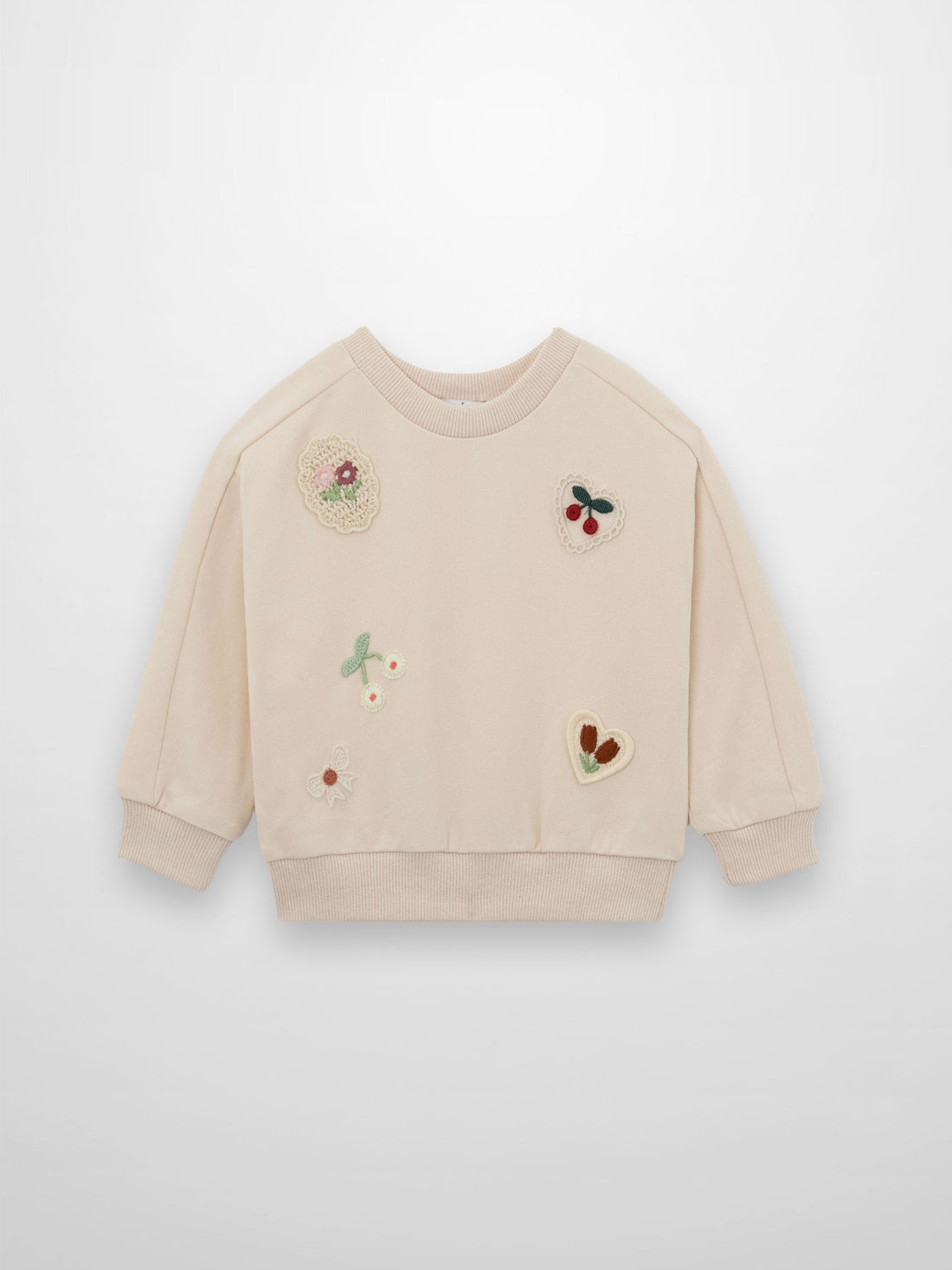 Red Flower Sweatshirt