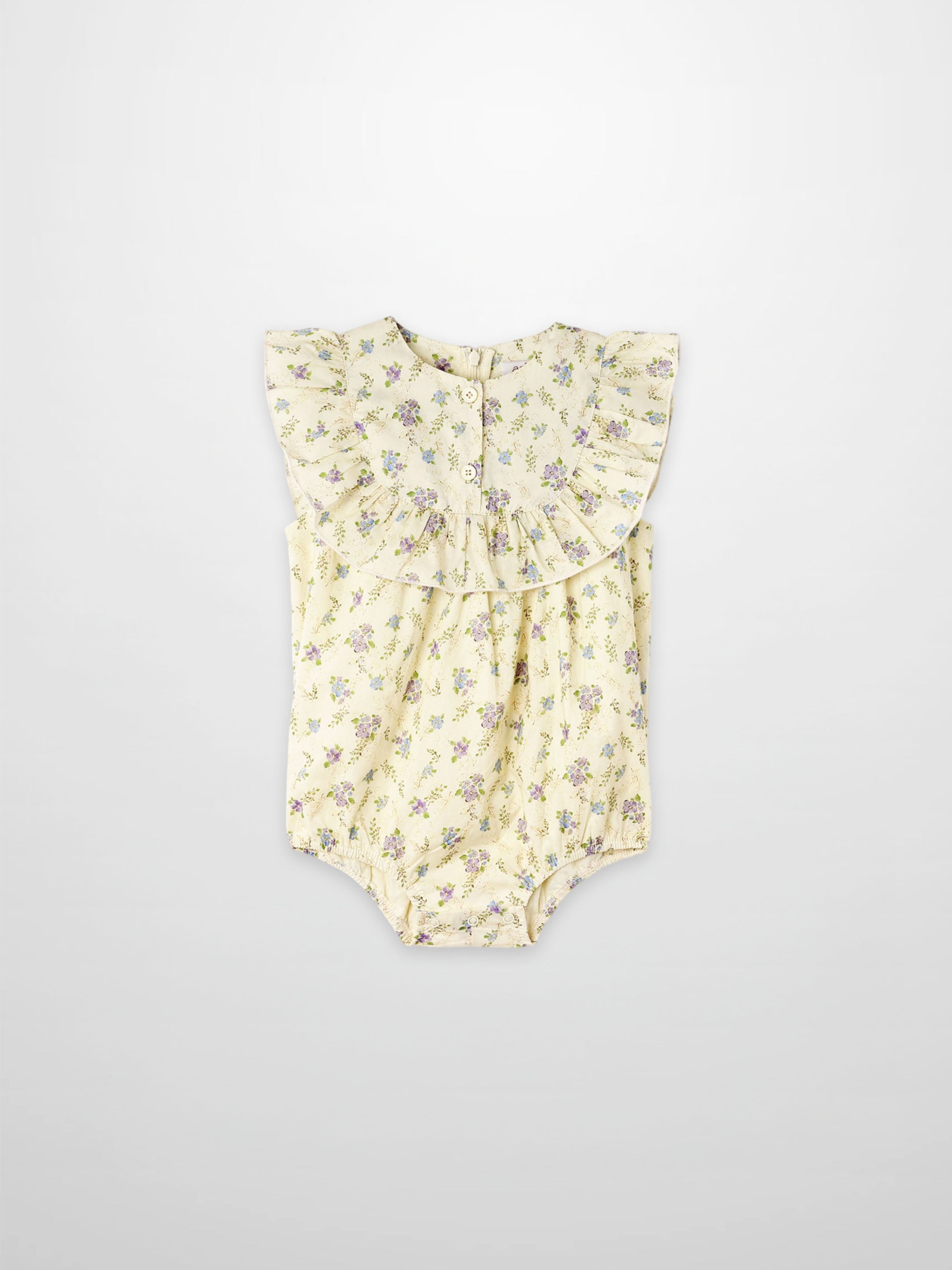 Ivory Flower Romper
