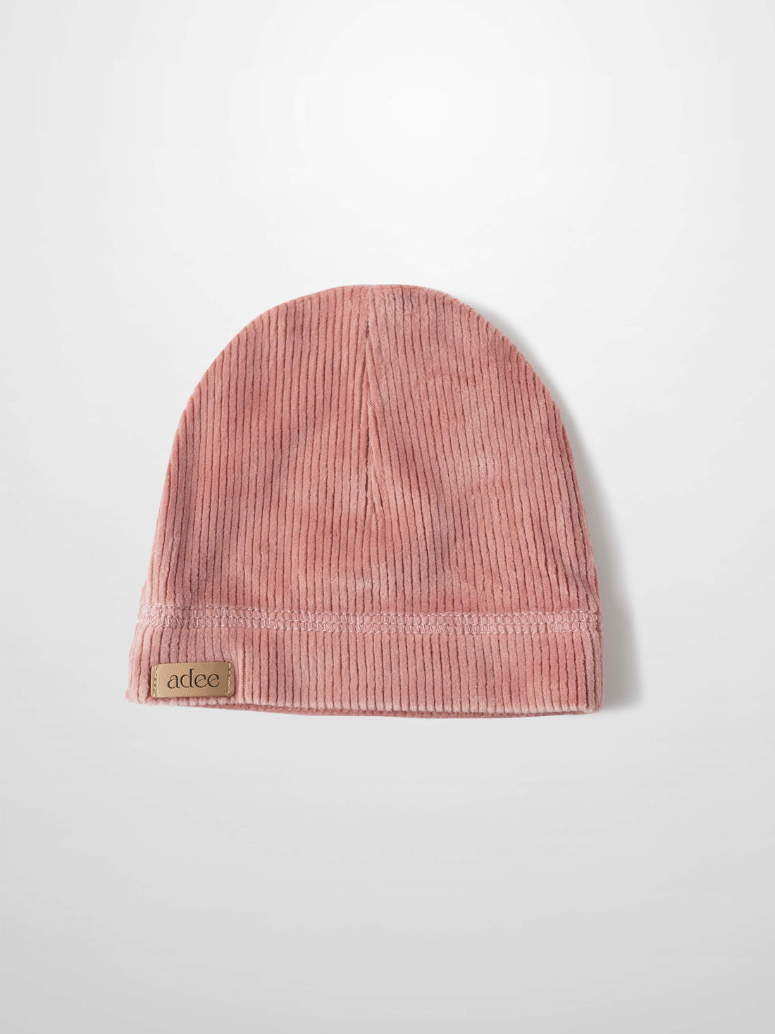 Embroidered Bunny Beanie - Pink