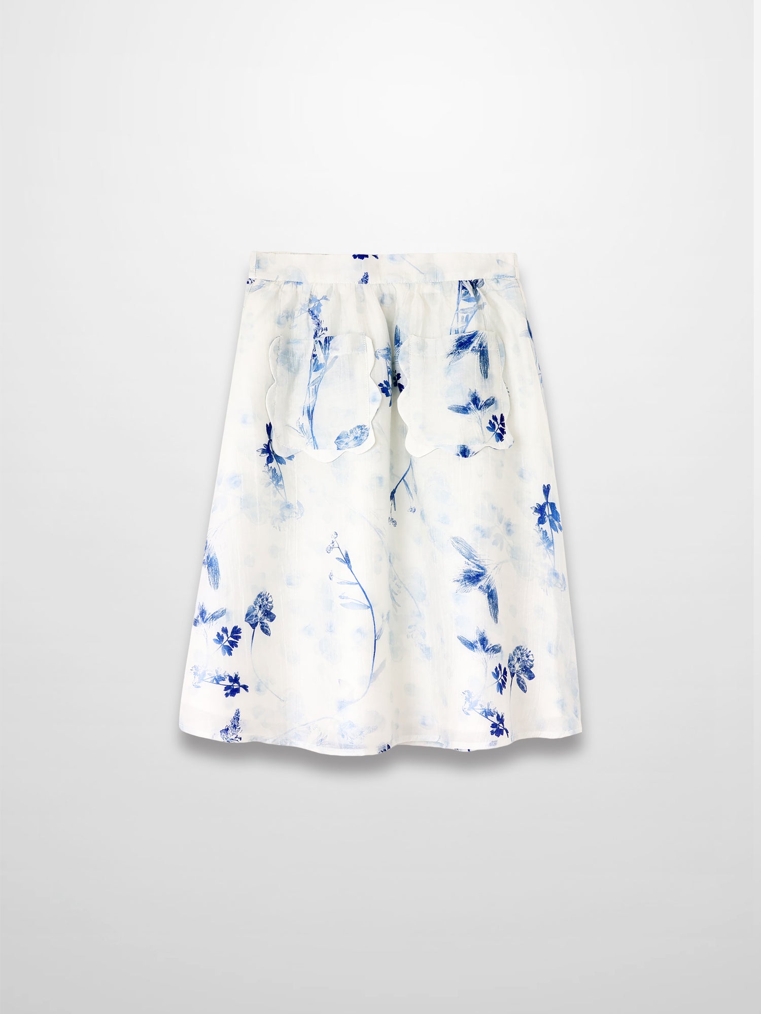 Blue Flower Skirt