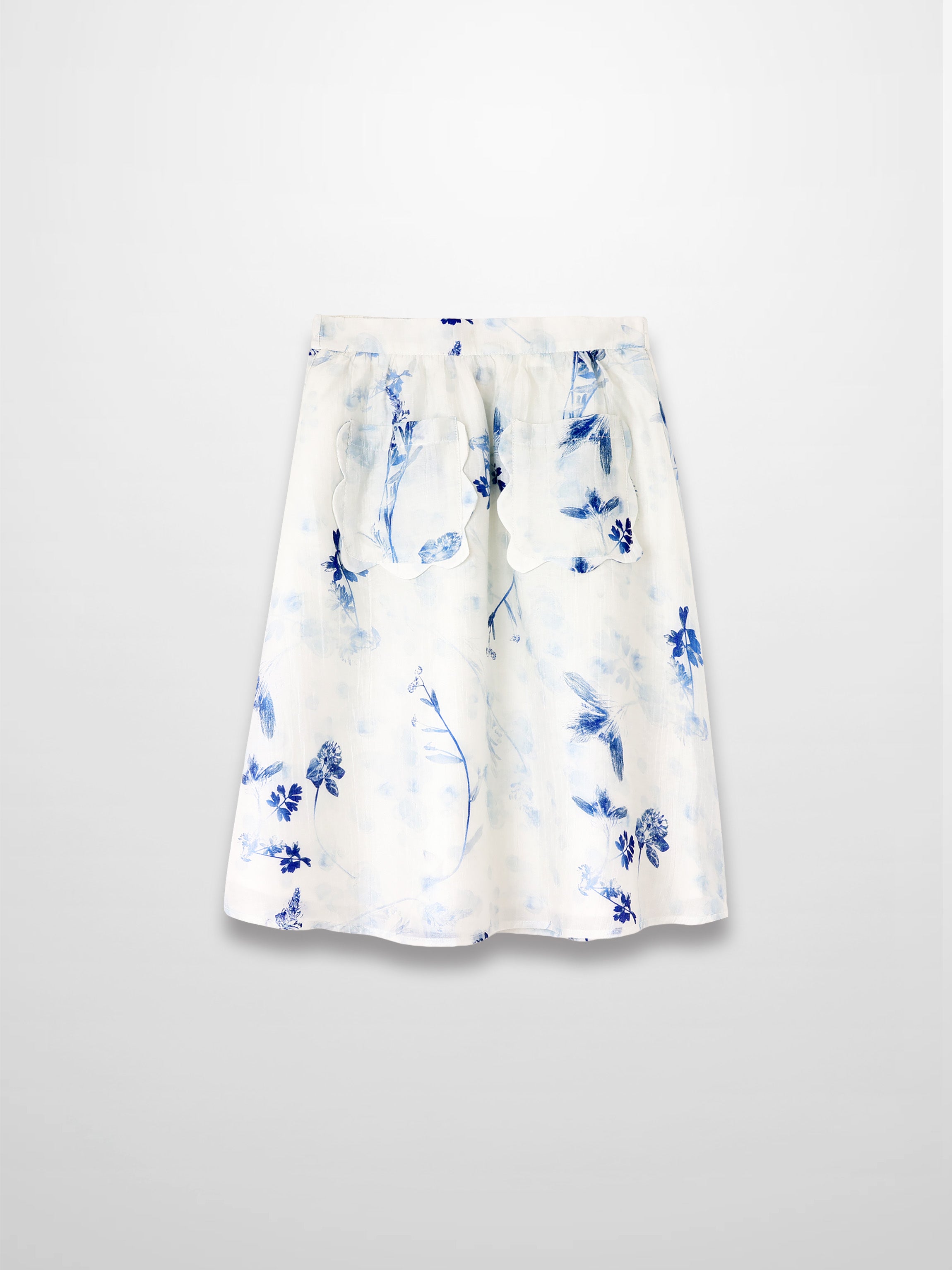Blue Flower Skirt