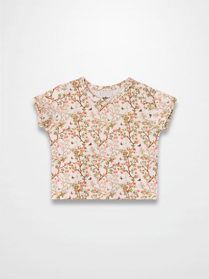 Spring Floral Short Sleeve T-Shirt