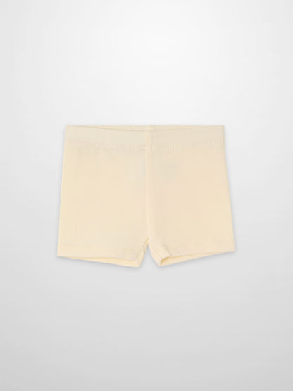 Biker Shorts Non Ribbed-Off White