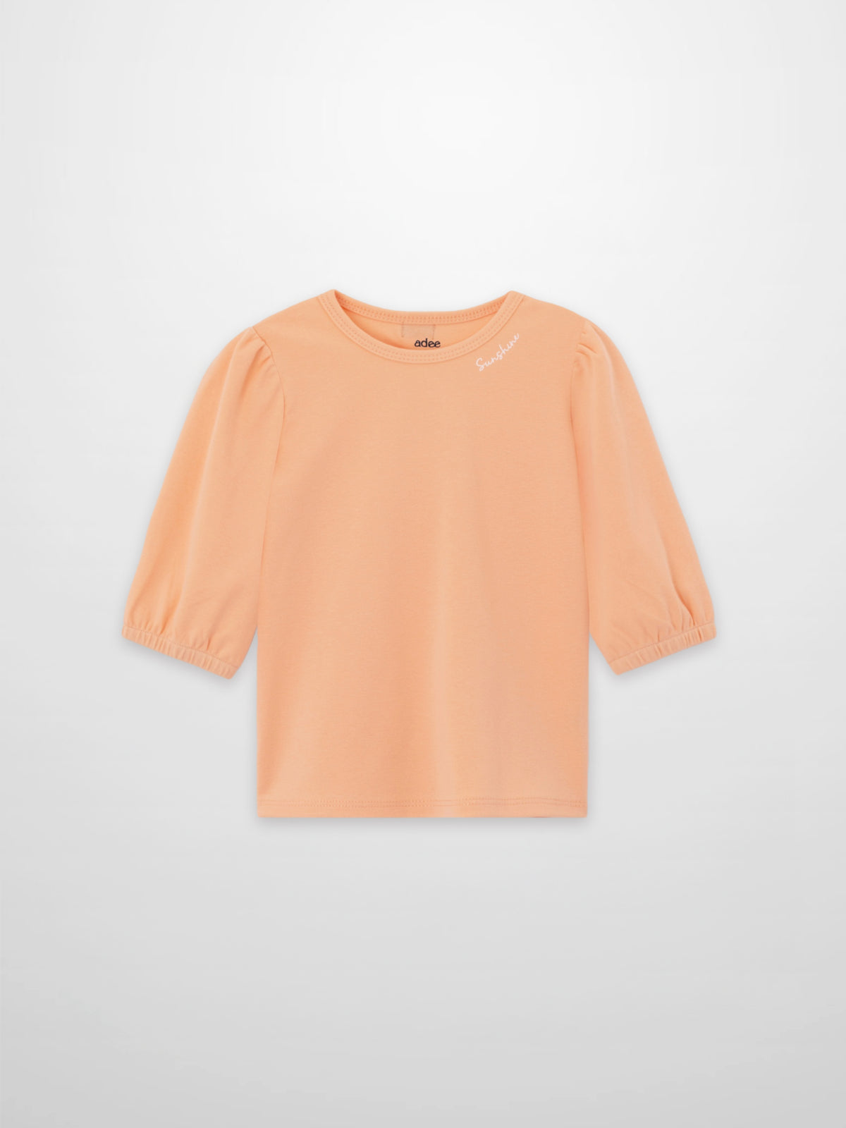 3/4 Puff Sleeve T-shirt Peach, Adee girls top from the T-Shirts category