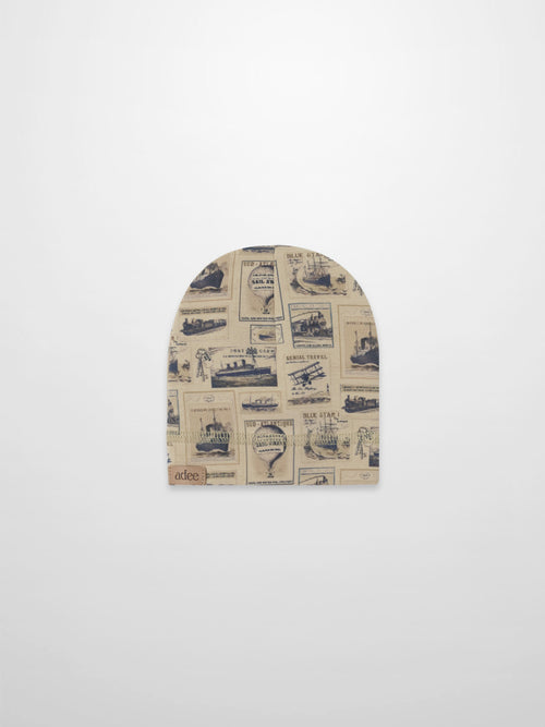 Adee baby beanie for boys fitted for all sizes 