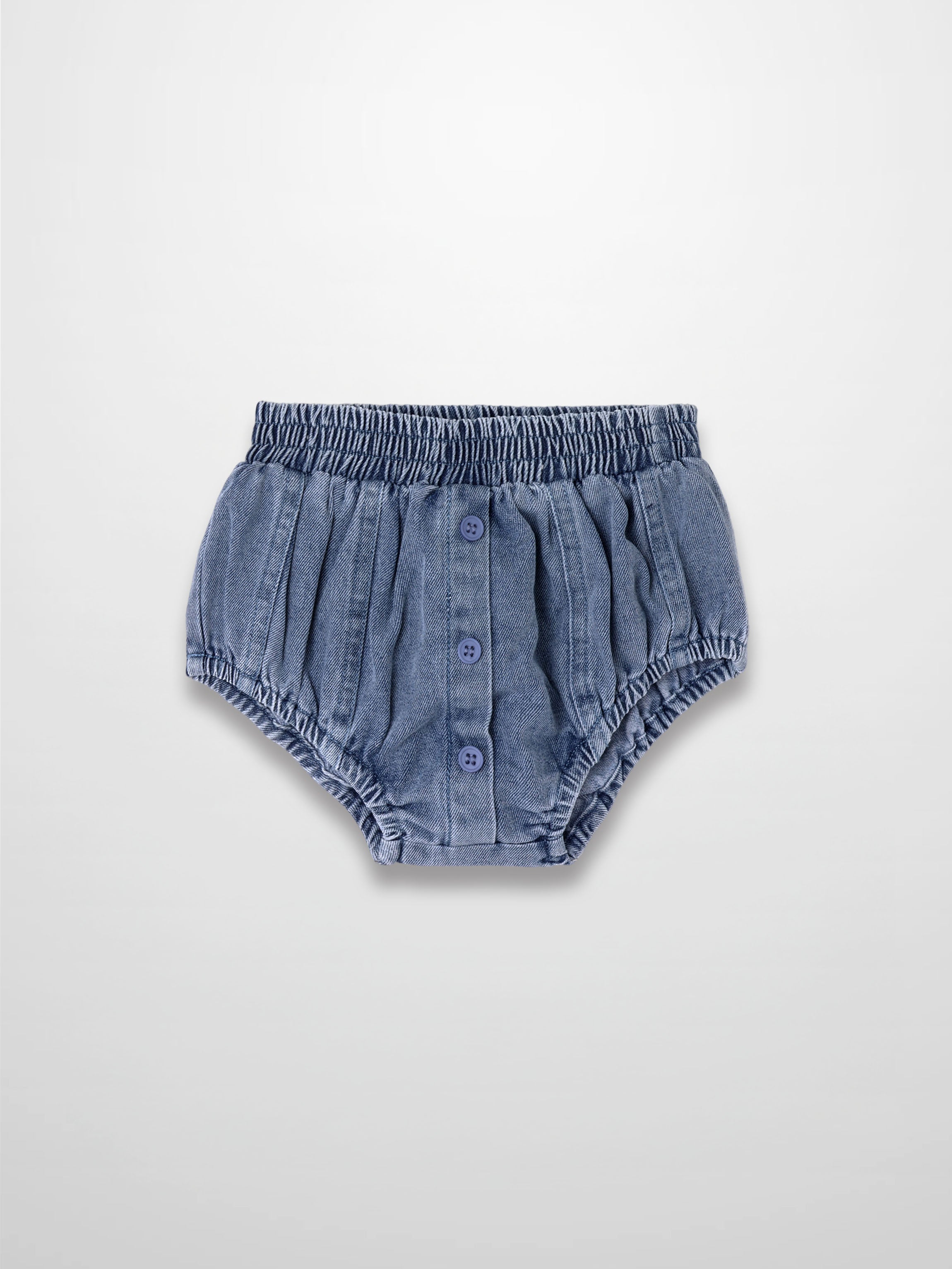 Paneled Bloomers - Blue Denim
