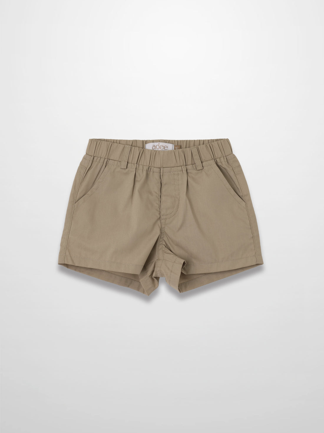 Tan Cotton Shorts