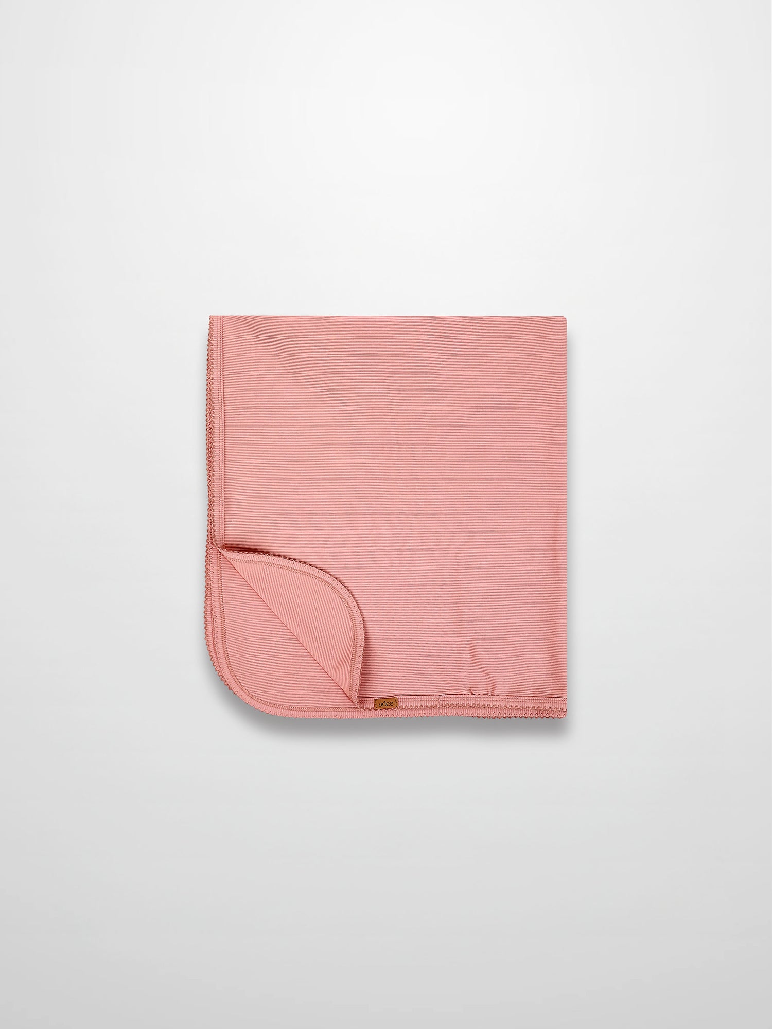 Thin Ribbed Blanket - Pink