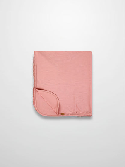 Thin Ribbed Blanket - Pink