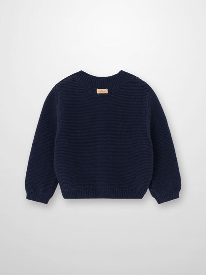 Knit Cardigan - Navy