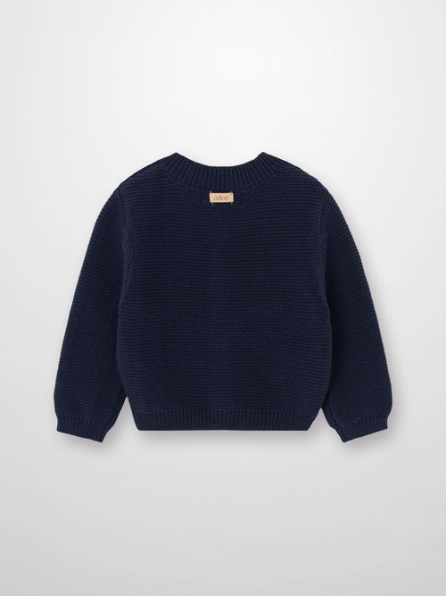 Knit Cardigan - Navy, Adee brand, unisex dressy top