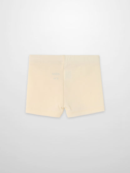 Biker Shorts Non Ribbed-Off White