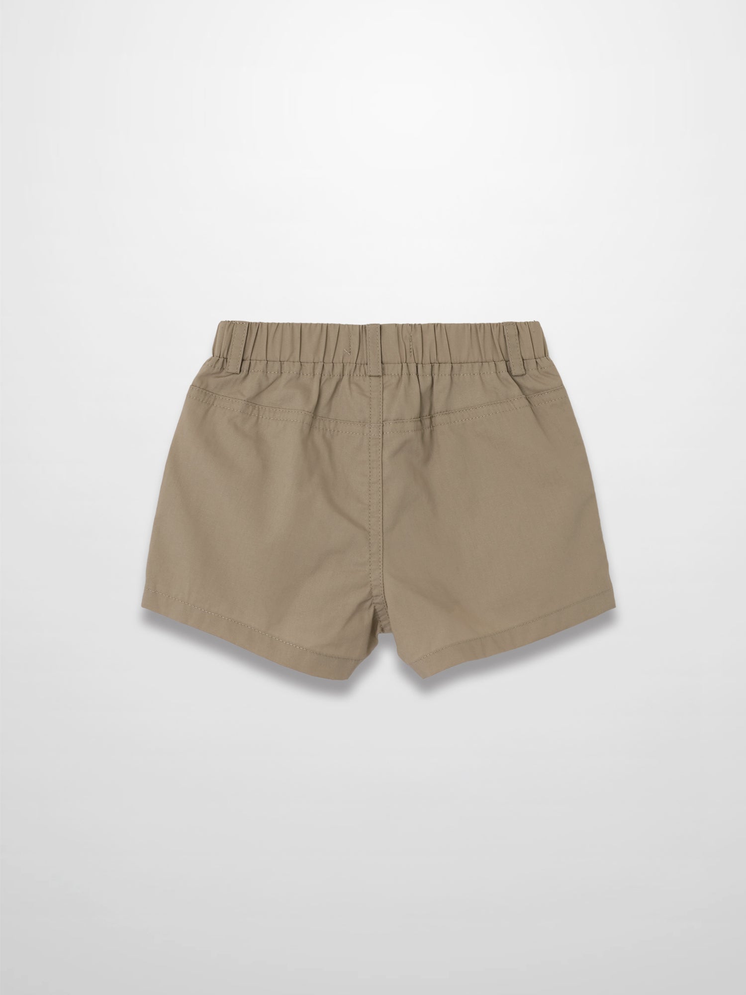 Tan Cotton Shorts