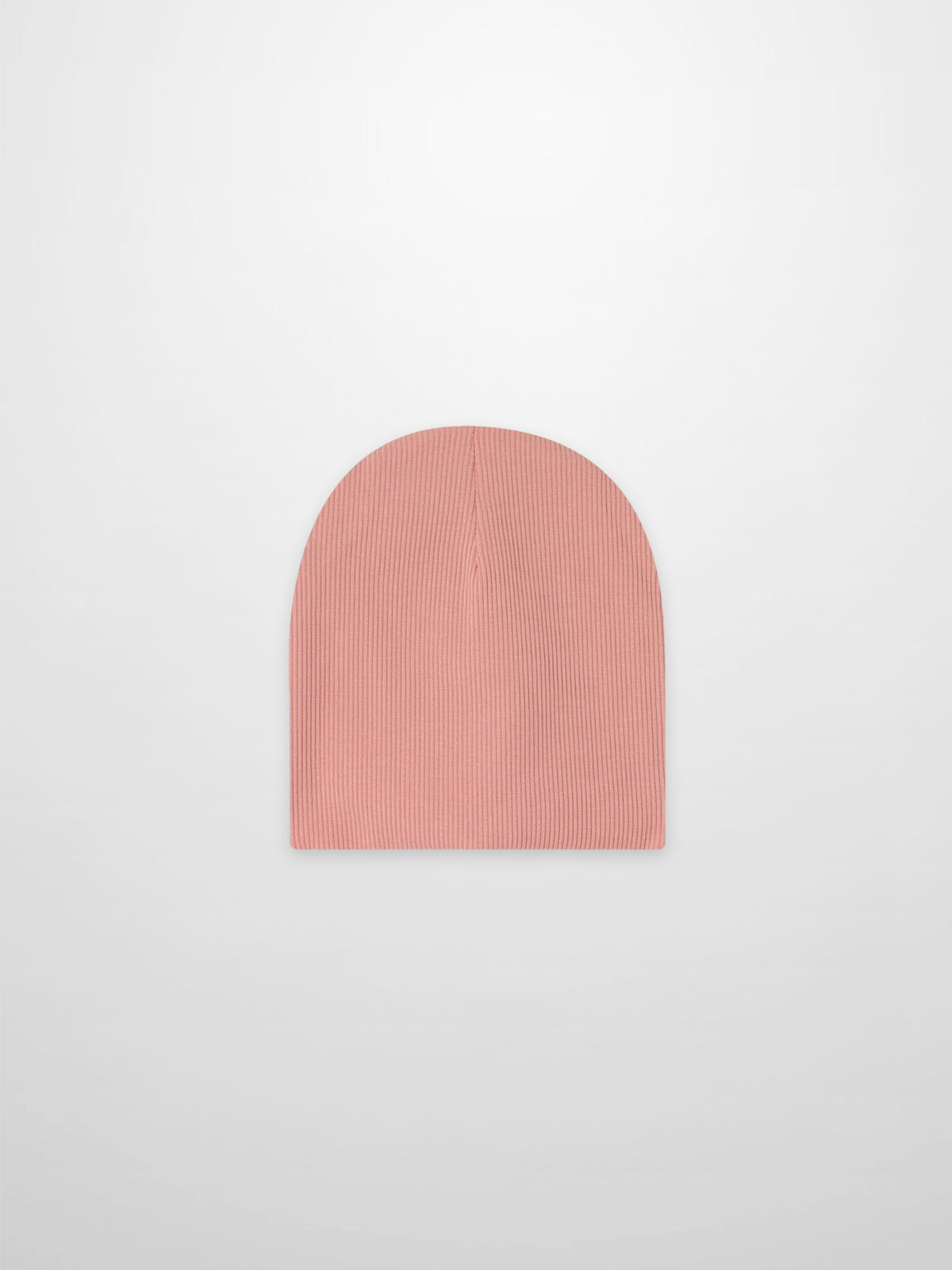 Thin ribbed beanie, light pink, by Adee for girls