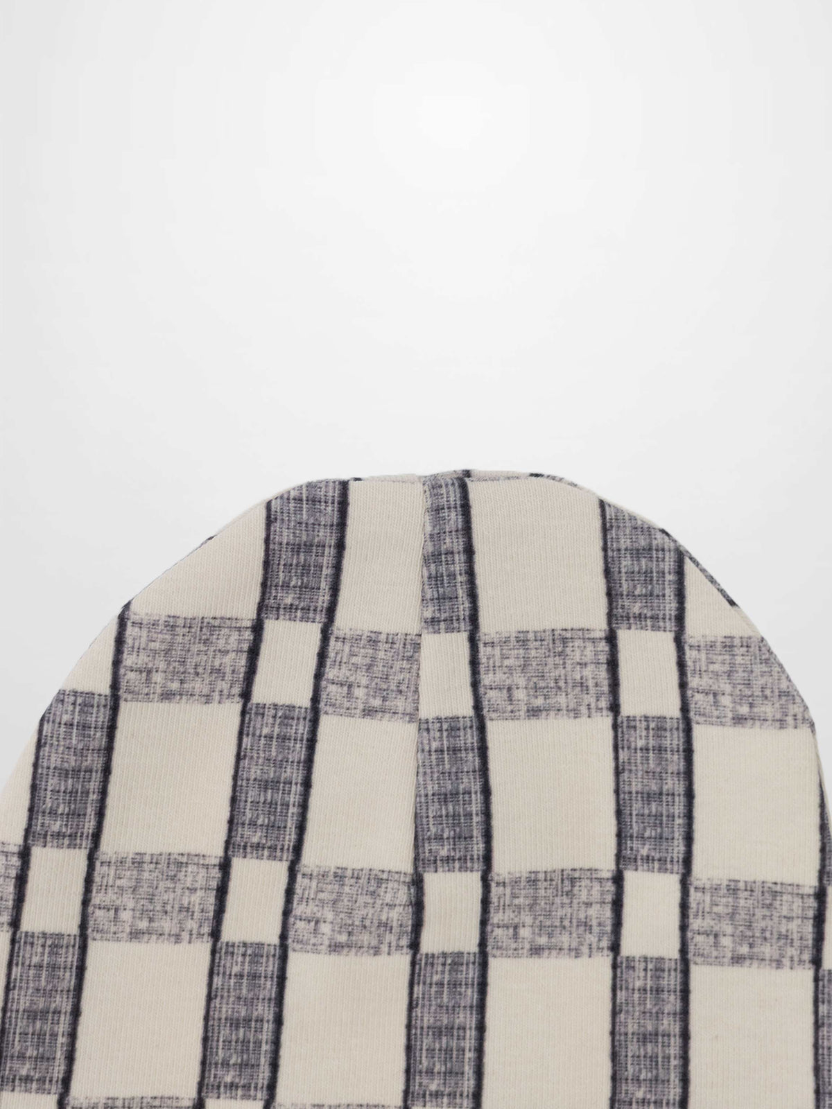 soft garment with a blue and white style beanie hat