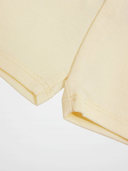 Biker Shorts Non Ribbed-Off White