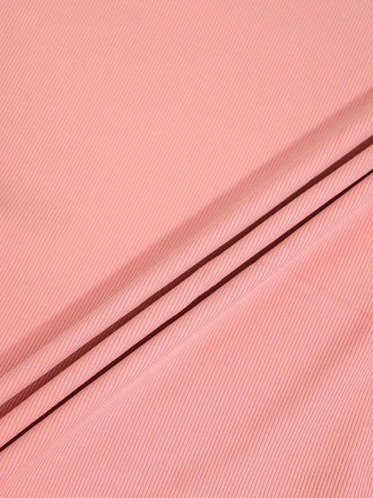 Thin Ribbed Blanket - Pink
