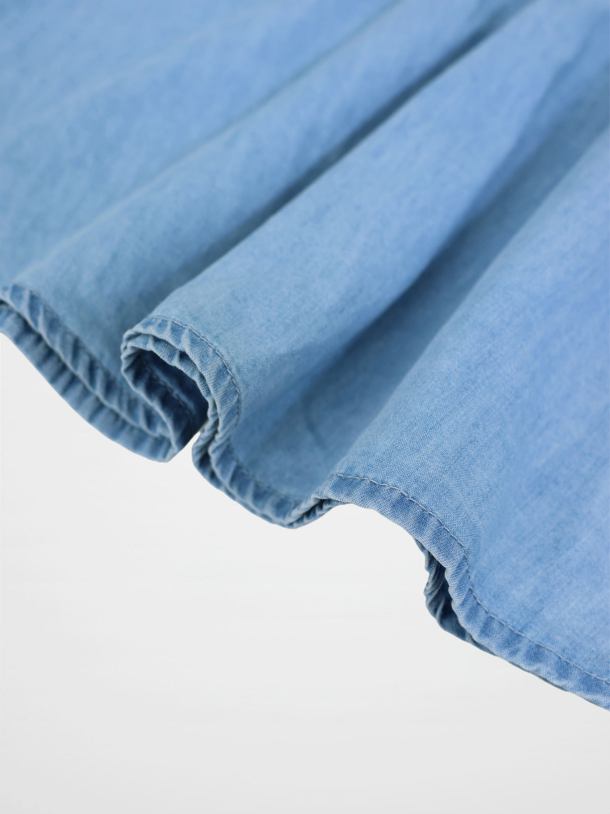 Circle Skirt - Light Denim in light blue for girls