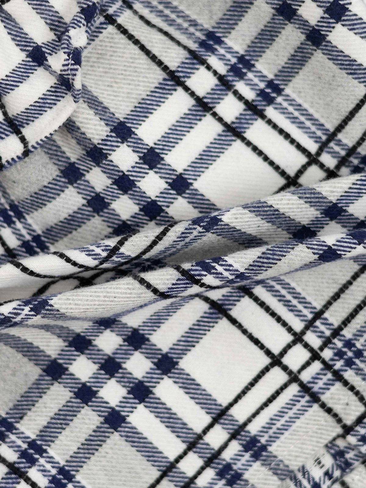 Plaid Skirt - Blue and white check pattern for girls, dressy apparel