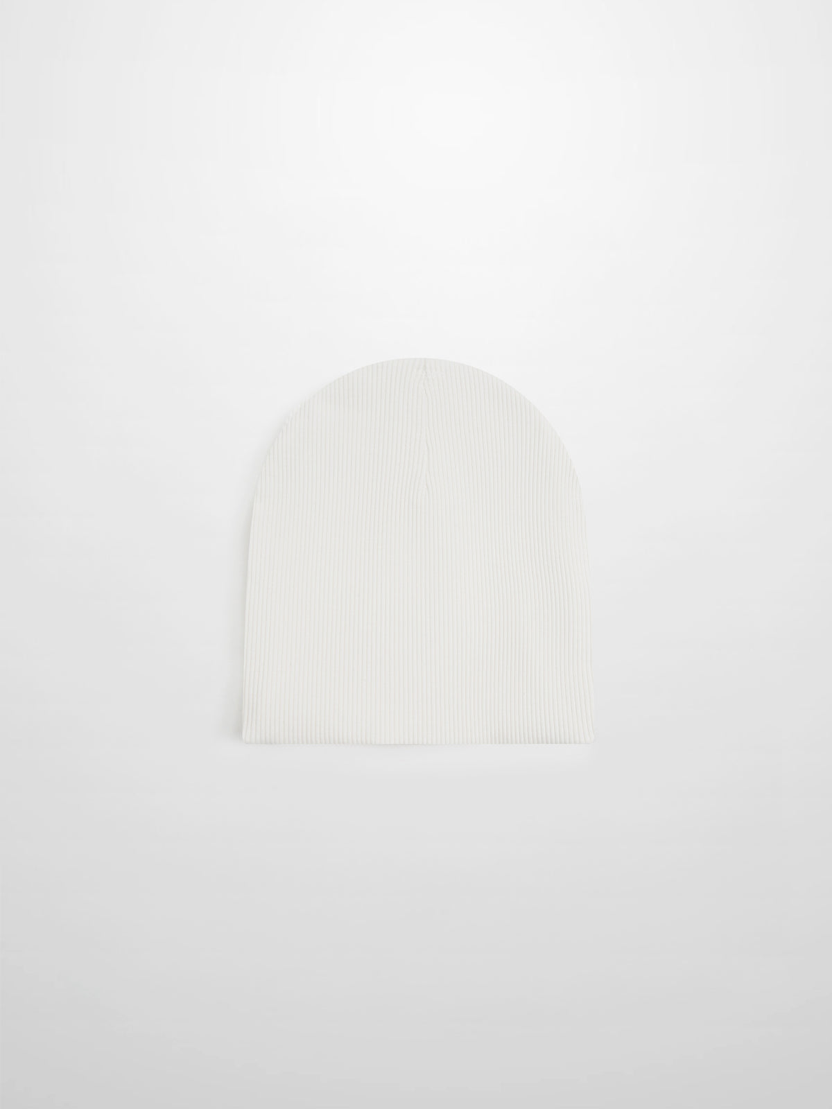 Blue Balloon Beanie for boys; white ribbed knit fabric