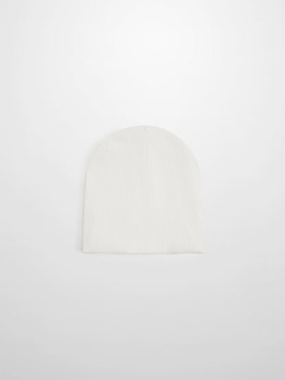 Pink Balloon Beanie for girls by Adee, ribbed knit fabric