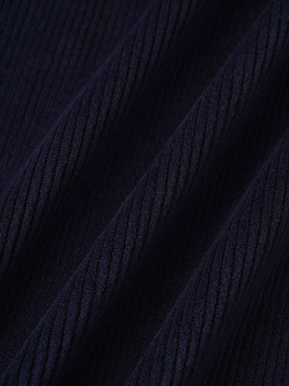 Embroidered Bunny Stretchy - Navy