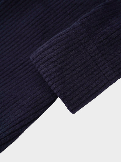 Embroidered Bunny Stretchy - Navy