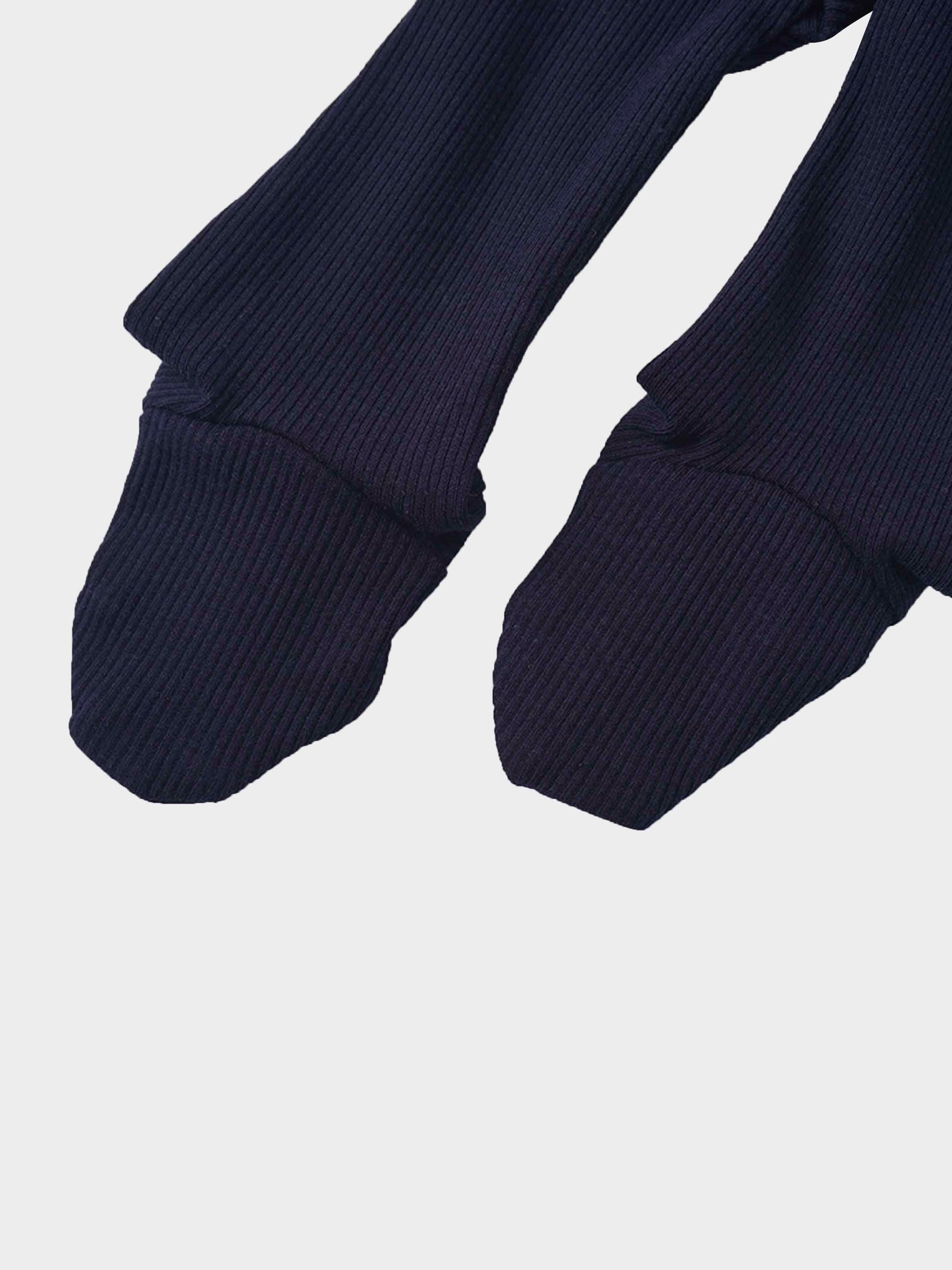 Mock Neck Stretchy - Navy