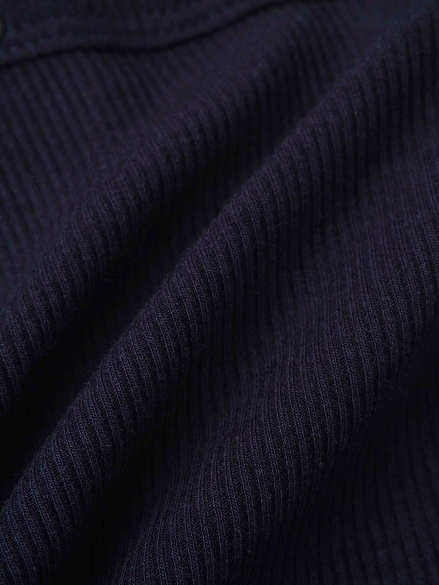 Mock Neck Stretchy - Navy